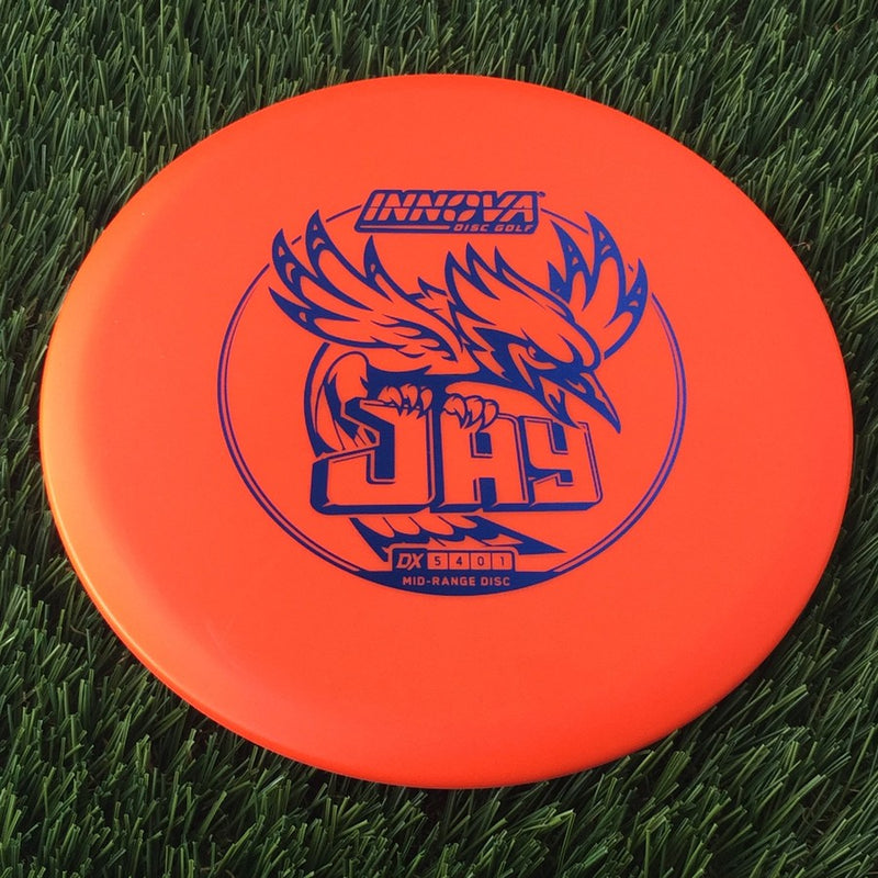 Innova DX Jay with Burst Logo Stock Stamp - 153g Dark Orange