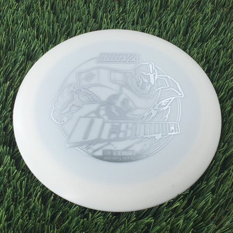 Innova DX Destroyer with Burst Logo Stock Stamp - 141g White