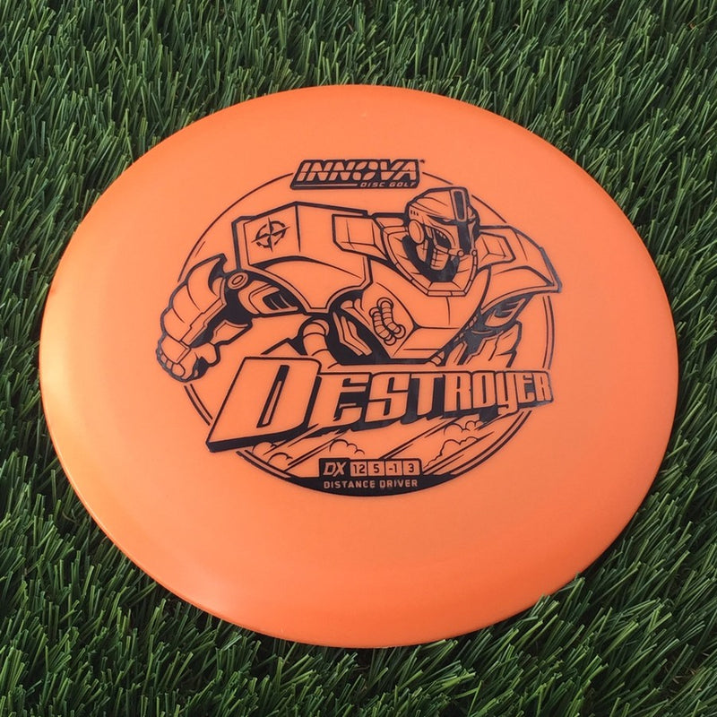 Innova DX Destroyer with Burst Logo Stock Stamp - 145g Orange