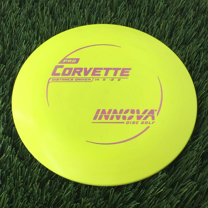 Innova Pro Corvette with Burst Logo Stock Stamp - 150g Yellow