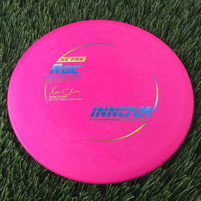 Innova Pro KC Roc with Ken Climo 12 Time World Champion Burst Logo Stamp - 180g Pink