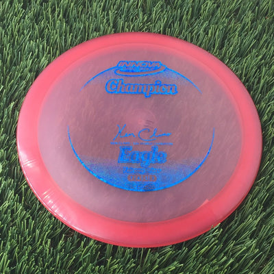 Innova Champion Eagle with Ken Climo - 12x World Champion New Stamp Stamp - 146g - Translucent Red