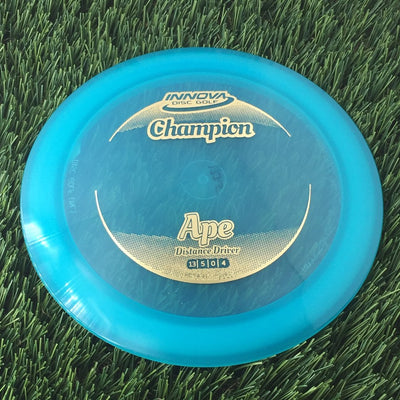 Innova Champion Ape with Circle Fade Stock Stamp - 175g - Translucent Aqua Blue