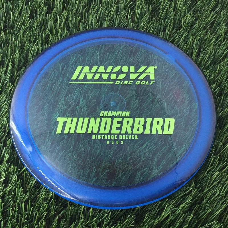 Innova Champion Thunderbird with Burst Logo Stock Stamp - 171g - Translucent Blue