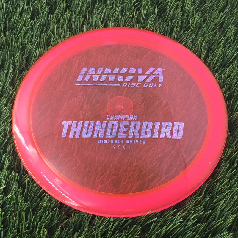 Innova Champion Thunderbird with Burst Logo Stock Stamp - 172g - Translucent Pink