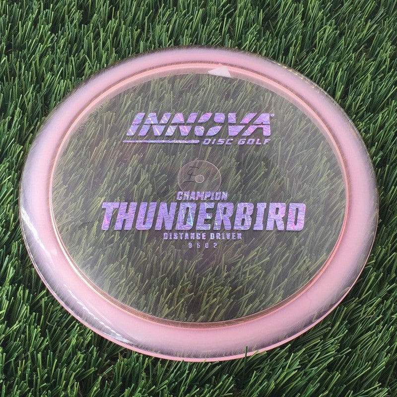 Innova Champion Thunderbird with Burst Logo Stock Stamp - 171g - Translucent Pink