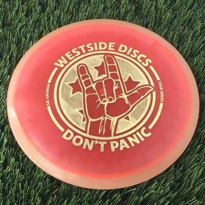 Westside VIP Ice Orbit Moonshine Gatekeeper with Sai Ananda "Don't Panic" 2024 Tour Series Stamp - 178g - Translucent Pink