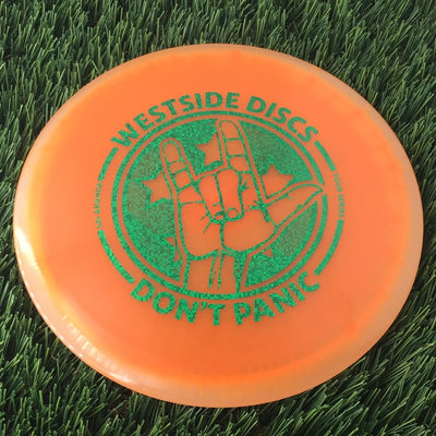 Westside VIP Ice Orbit Moonshine Gatekeeper with Sai Ananda "Don't Panic" 2024 Tour Series Stamp - 177g - Translucent Orange