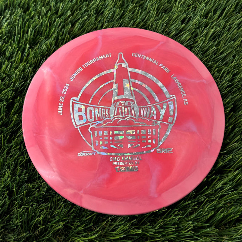 Discraft ESP Passion with Bombs Away Junior Tournament 2024 | Lawrence, KS | Presented by DZDiscs, Discraft, and GRIPeq Stamp - 176g Dark Pink