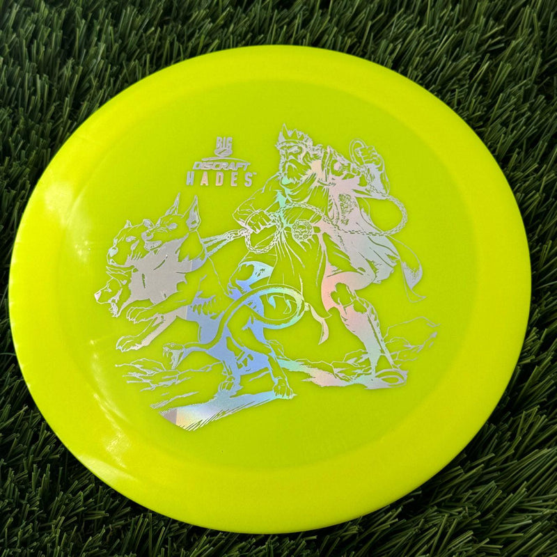 Discraft Big Z Collection Hades with Big Z Stock Stamp with Inside Rim Embossed PM Paul McBeth Stamp - 174g Yellow