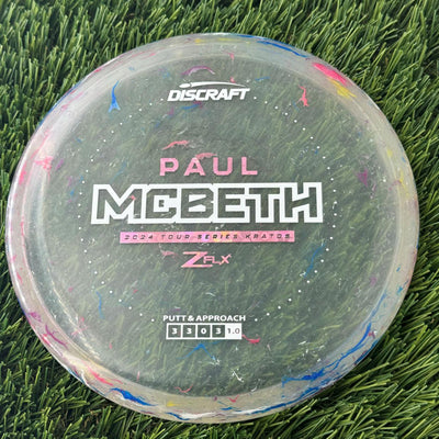 Discraft Jawbreaker Z FLX Kratos with Paul McBeth 2024 Tour Series Stamp - 172g - Translucent Varies