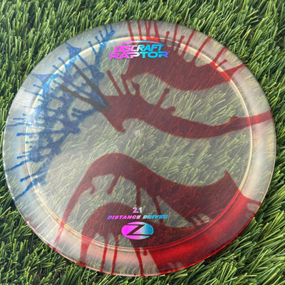 Discraft Elite Z Fly-Dyed Raptor with 2023 New Font Stamp - 172g - Translucent Flag