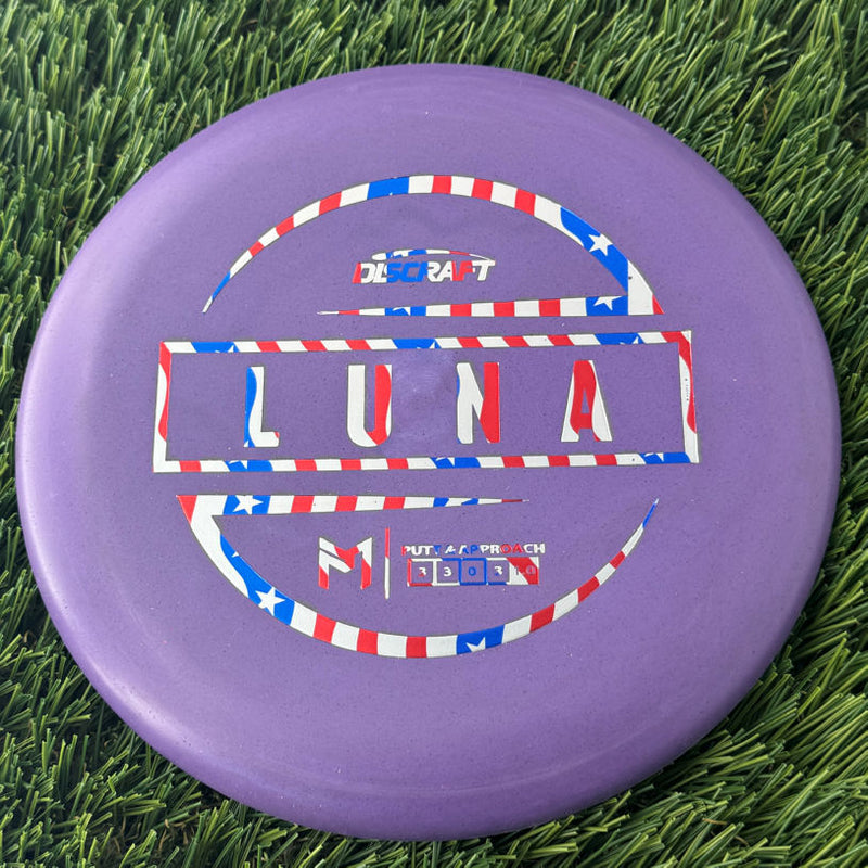 Discraft Jawbreaker/Rubber Blend Luna with PM Logo Stock Stamp Stamp - 172g Purple