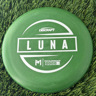 Discraft Jawbreaker/Rubber Blend Luna with PM Logo Stock Stamp Stamp - 174g Dark Green