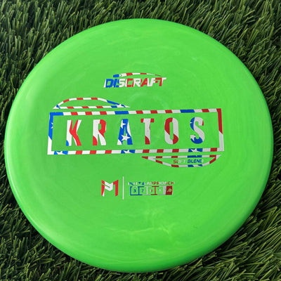 Discraft Putter Line Soft Kratos with PM Logo Stock Stamp Stamp - 175g Green