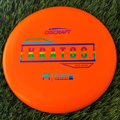 Discraft Putter Line Hard Kratos with PM Logo Stock Stamp Stamp - 172g Orange