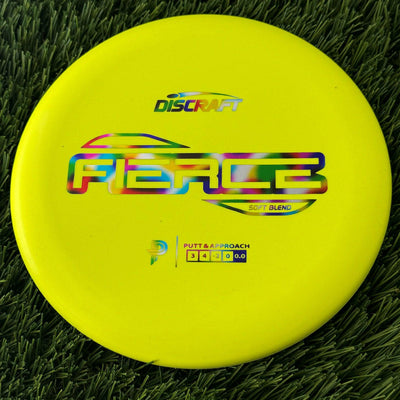 Discraft Putter Line Soft Fierce with PP Logo Stock Stamp Stamp - 173g Yellow