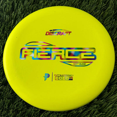 Discraft Putter Line Soft Fierce with PP Logo Stock Stamp Stamp - 173g Yellow