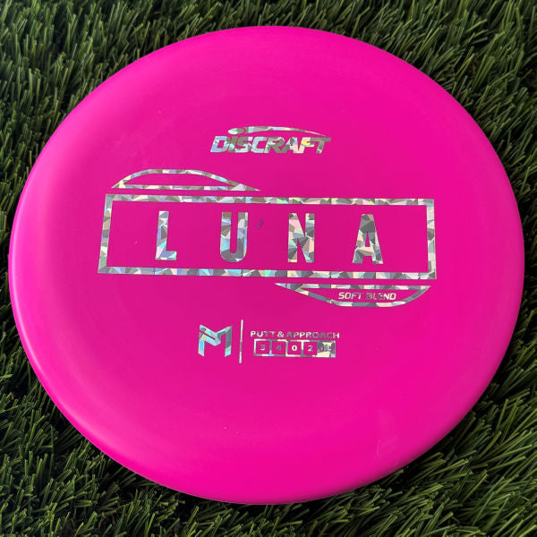 Discraft Putter Line Soft Luna with PM Logo Stock Stamp Stamp - 172g Pink