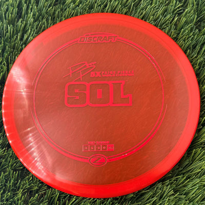 Discraft Elite Z Sol with PP 29190 5X Paige Pierce World Champion Stamp - 174g - Translucent Red