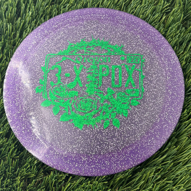 Discraft CryZtal Sparkle Drive with Paige Pierce - Oregon 3x PDX Winner - Roses and Thorns Stamp - 174g - Translucent Purple