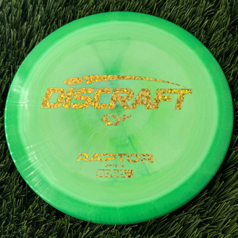 Discraft ESP Raptor with 2023 New Font Stamp - 174g Green