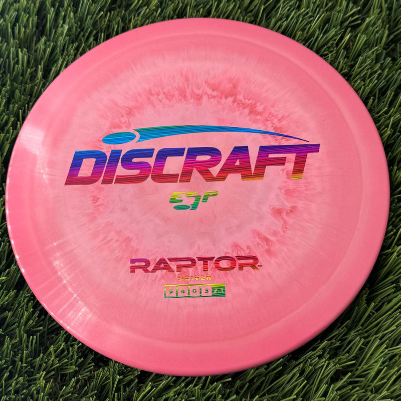 Discraft ESP Raptor with 2023 New Font Stamp - 174g Pink