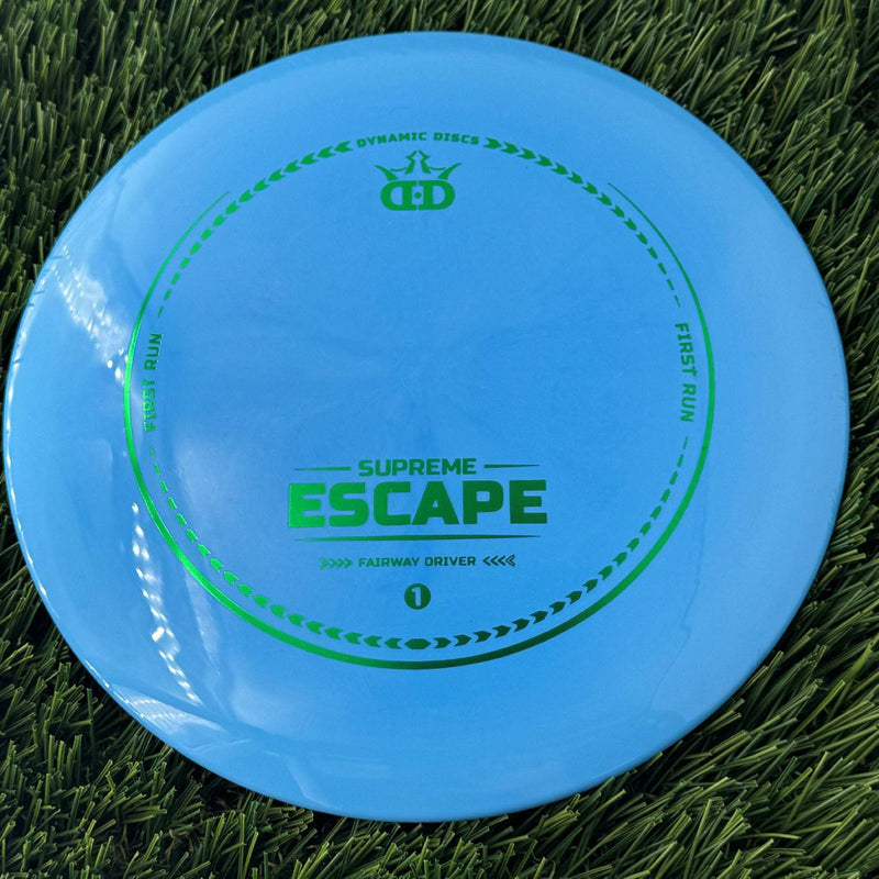 Dynamic Discs Supreme Escape with First Run Stamp - 175g Blue