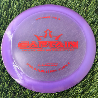 Dynamic Discs Lucid Captain - 173g - Translucent Purple