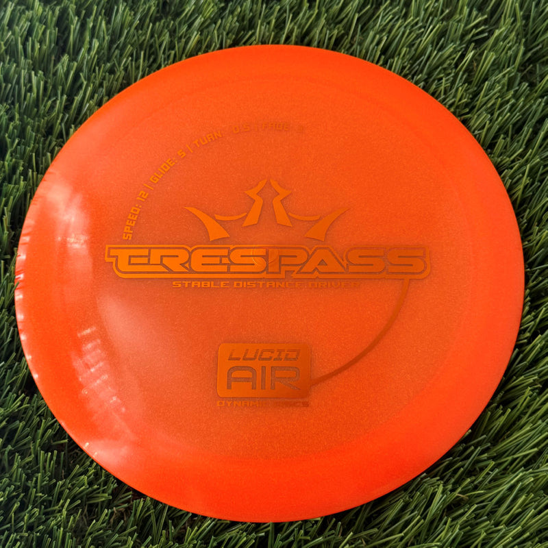 Dynamic Discs Lucid Air Trespass - 159g - Translucent Orange