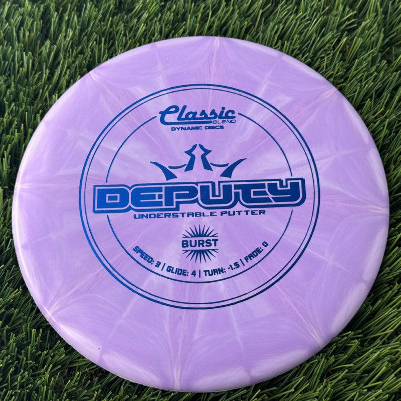 Dynamic Discs Classic Blend Burst Deputy - 174g Purple