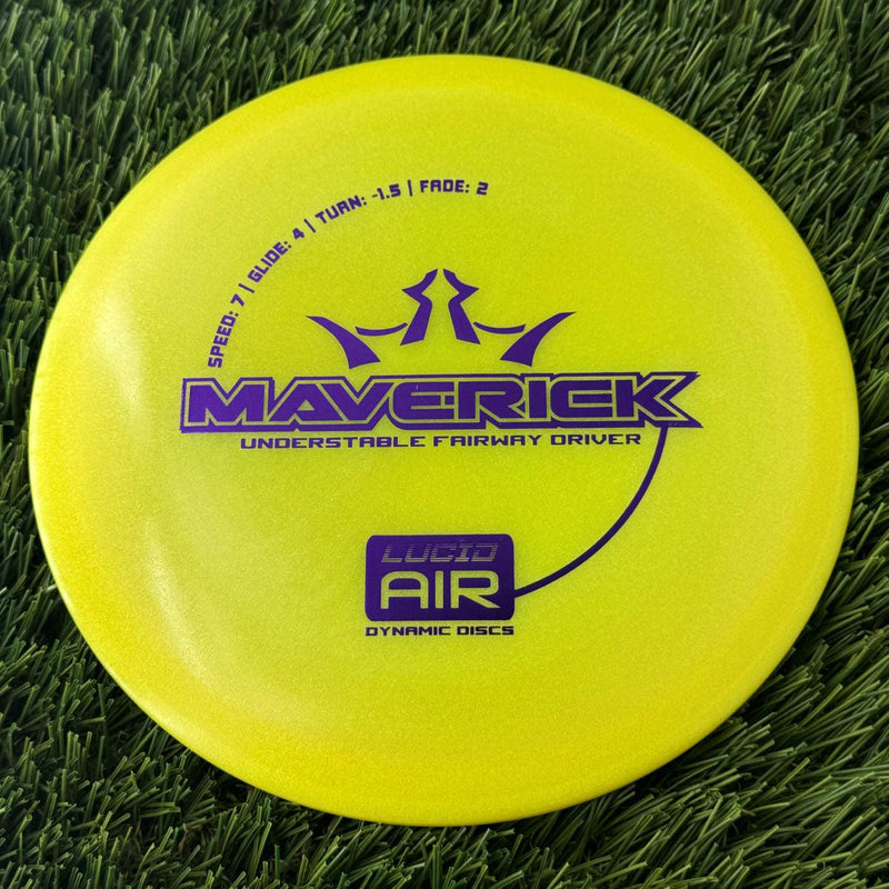 Dynamic Discs Lucid Air Maverick - 162g - Translucent Yellow