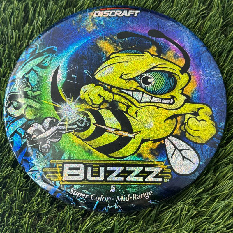 Discraft ESP Full Foil SuperColor Buzzz with Chains - Blue Prism Stamp