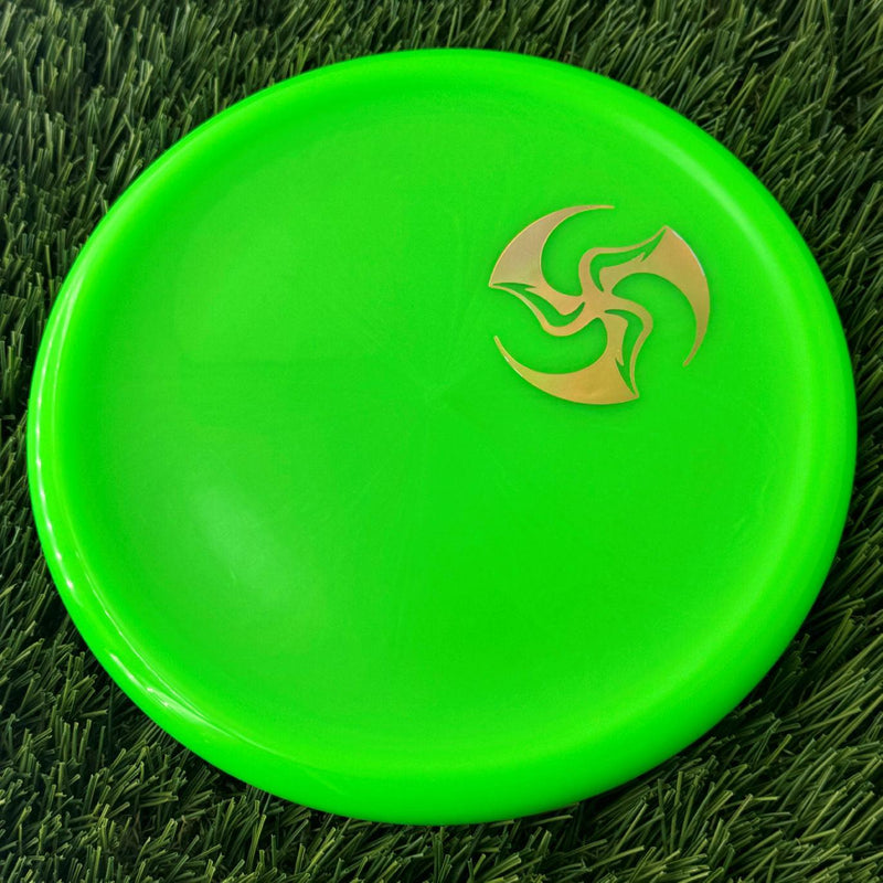 Kastaplast K1 Soft Berg with Mini Huk Tri-Fly Stamp - 175g Poison Green