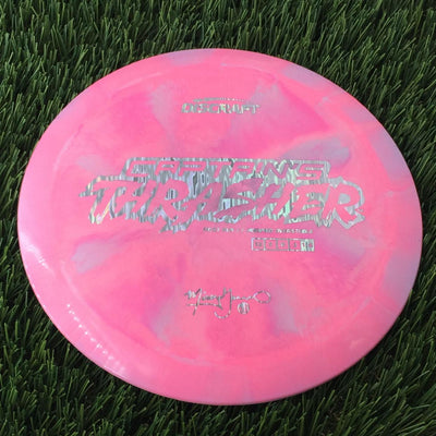 Discraft ESP Swirl Captain's Thrasher with First Run // Modified Overstable Missy Gannon Signature Stamp - 174g Pink