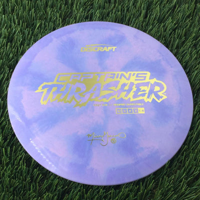 Discraft ESP Swirl Captain's Thrasher with First Run // Modified Overstable Missy Gannon Signature Stamp - 174g Light Purple