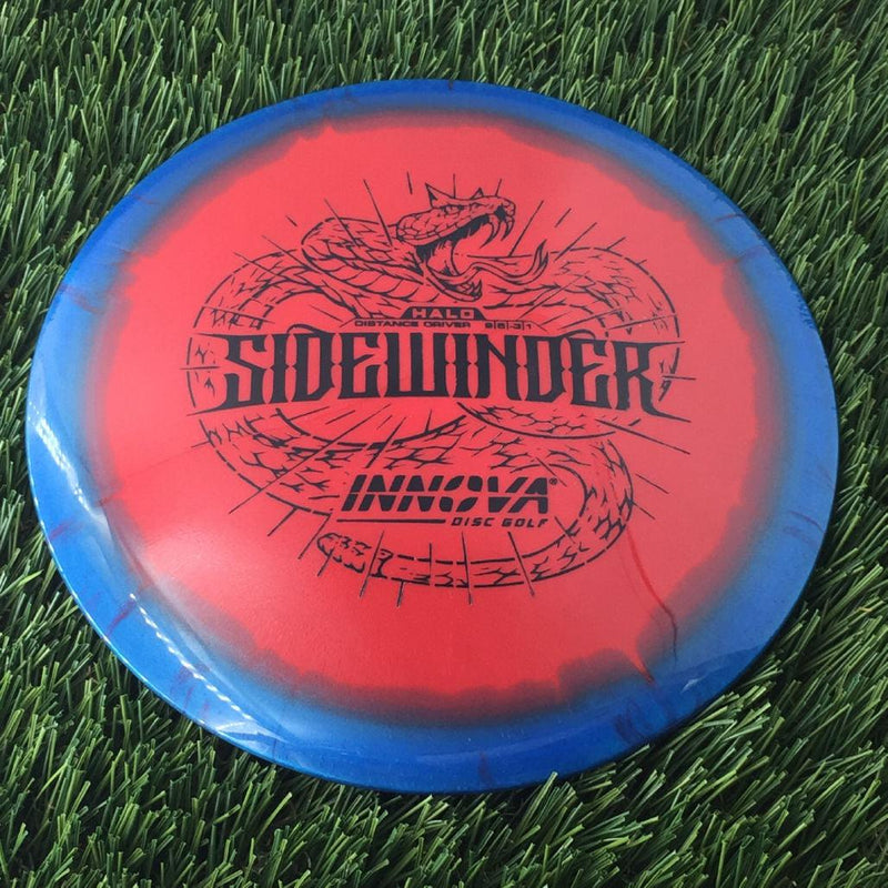 Innova Halo Star Sidewinder with Burst Logo Stock Stamp - 159g Bluish Red