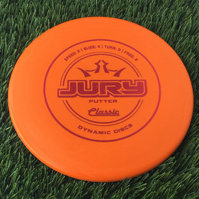 Dynamic Discs Classic (Hard) Jury - 173g Orange