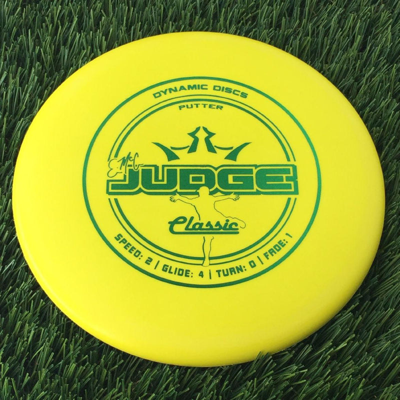 Dynamic Discs Classic (Hard) EMAC Judge - 173g Yellow