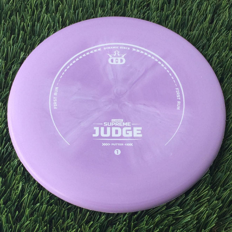 Dynamic Discs Classic Supreme Judge with First Run Stamp - 176g Light Purple