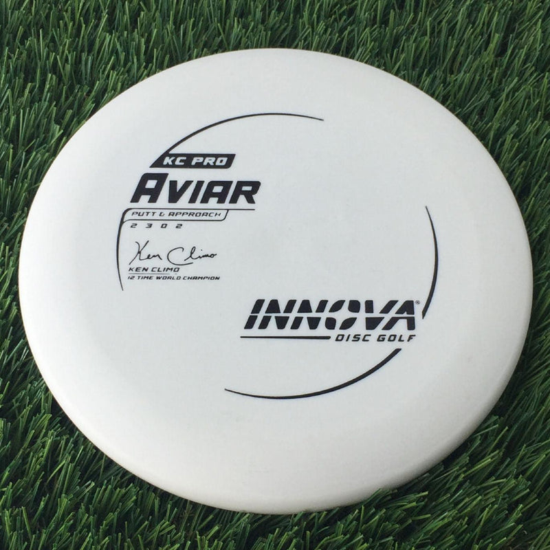 Innova Pro KC Aviar with Ken Climo 12 Time World Champion Burst Logo Stamp - 175g White