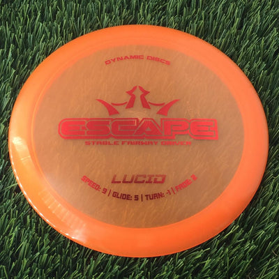 Dynamic Discs Lucid Escape - 173g - Translucent Orange