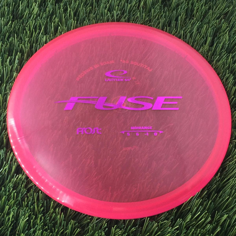 Latitude 64 Frost Line Fuse with Frost Stock Stamp - 177g - Translucent Pink