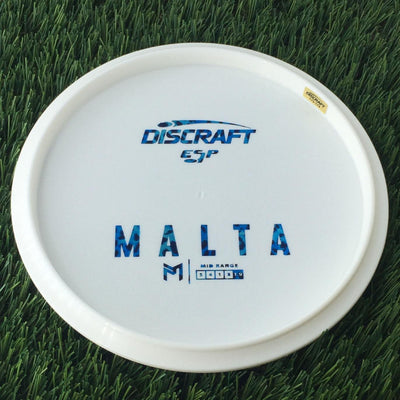 Discraft ESP Malta with Dye Line Blank Top Bottom Stamp - 174g White