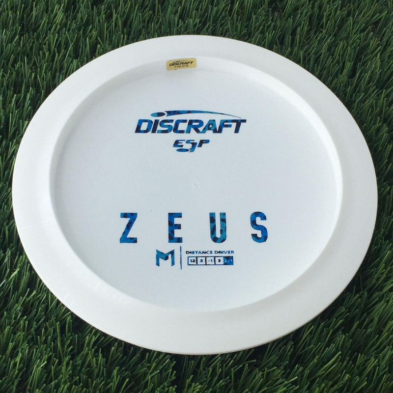 Discraft ESP Zeus with Dye Line Blank Top Bottom Stamp - 172g White