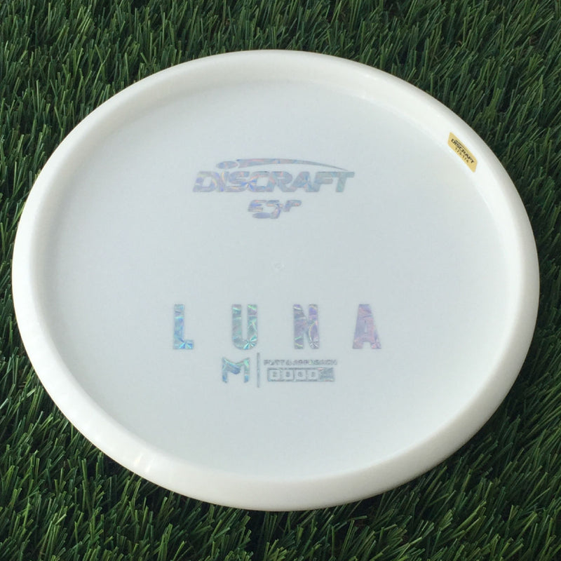 Discraft ESP Luna with Dye Line Blank Top Bottom Stamp - 174g White