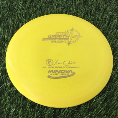 Innova Star Wraith with Ken Climo 12 Time World Champion Signature Stamp - 137g Yellow