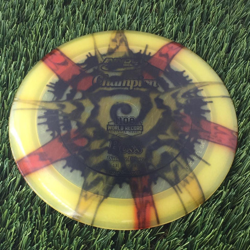 Innova Champion I-Dye Boss with 1108 Feet World Record Distance Model Stamp - 175g - Translucent Dyed