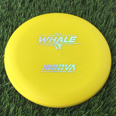 Innova XT Whale with Burst Logo Stock Stamp - 175g Yellow