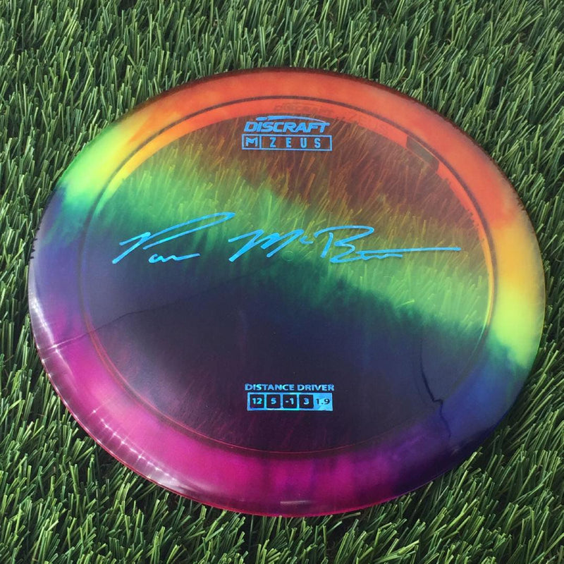 Discraft Elite Z Fly-Dyed Zeus with Paul McBeth Large Signature Stamp - 169g - Translucent Dyed